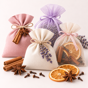 Scented sachets with spices