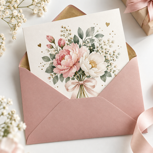 Congratulations in an envelope