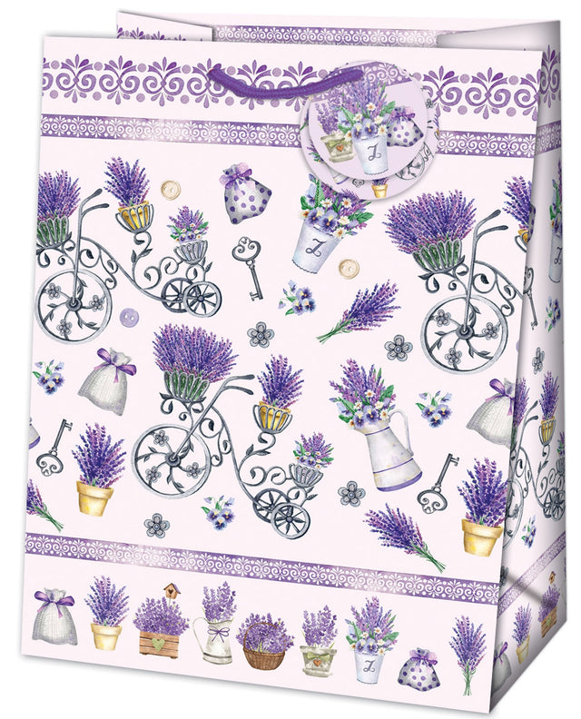 Dárková taška JUMBO (TJ) o rozměrech  33x13,7x44,5 cm s designem levandule 22230 TJ.jpg