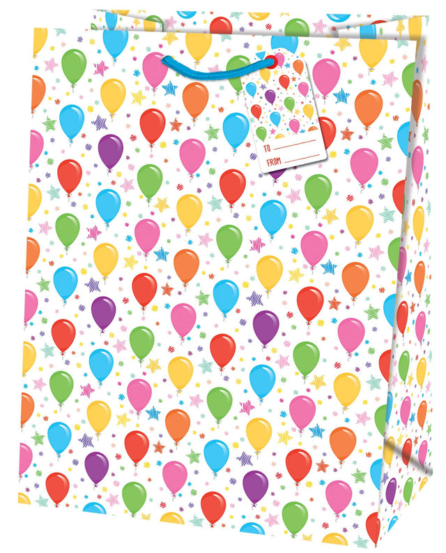 Dárková taška Jumbo(TJ)  matt o rozměrech 33x13,7x44,5cm s motivem balónků 22315 TJ.jpg