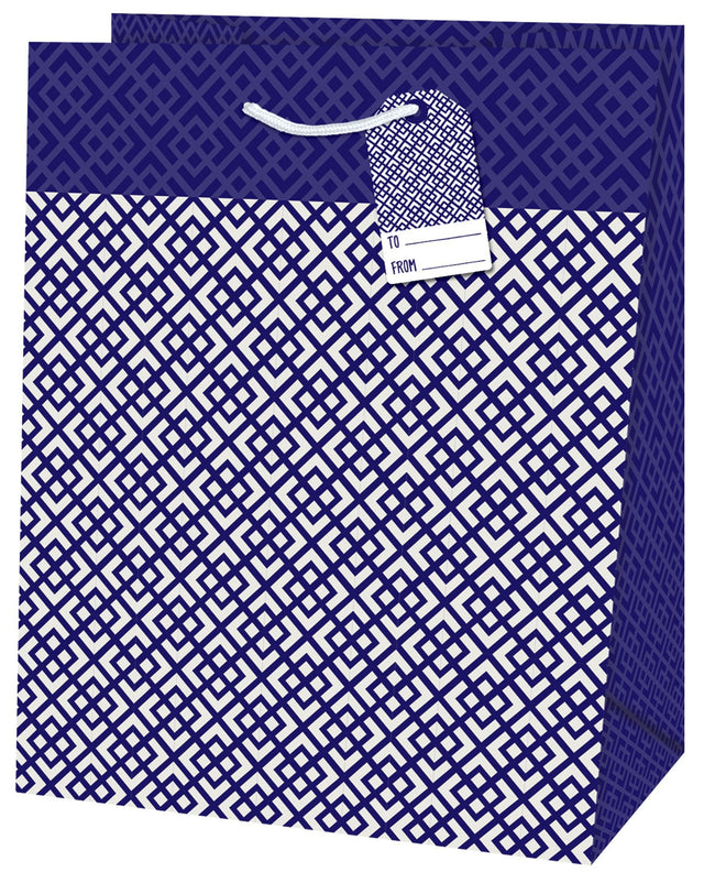 Dárková taška Medium (TM), 19 x 10.2 x 23 cm motiv Geometrický vzor 22311 TM.jpg