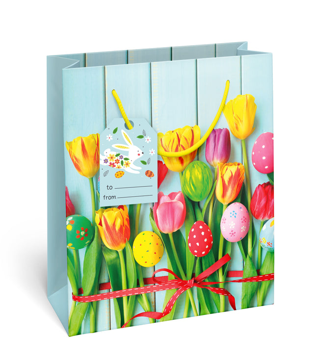 Dárková taška Medium (TM), 19 x 10.2 x 23 cm motiv Tulipány 22611 TM.jpg