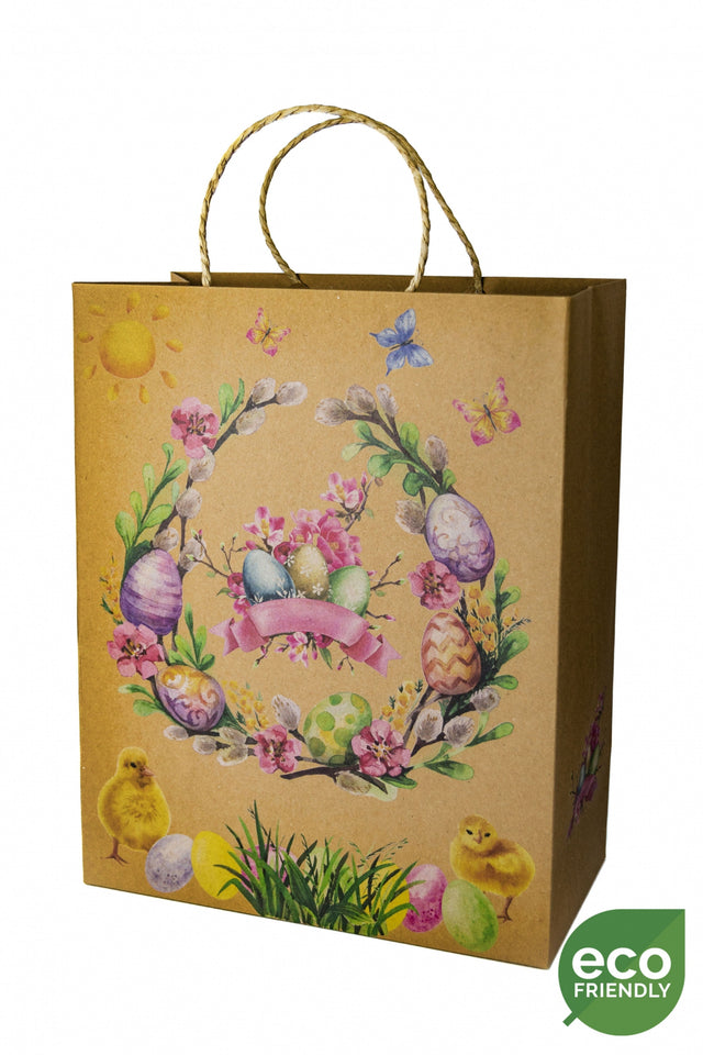 Dárková taška Medium (TM) Eco, 19 x 10.2 x 23 cm motiv Velikonoce 22408 TM.jpg