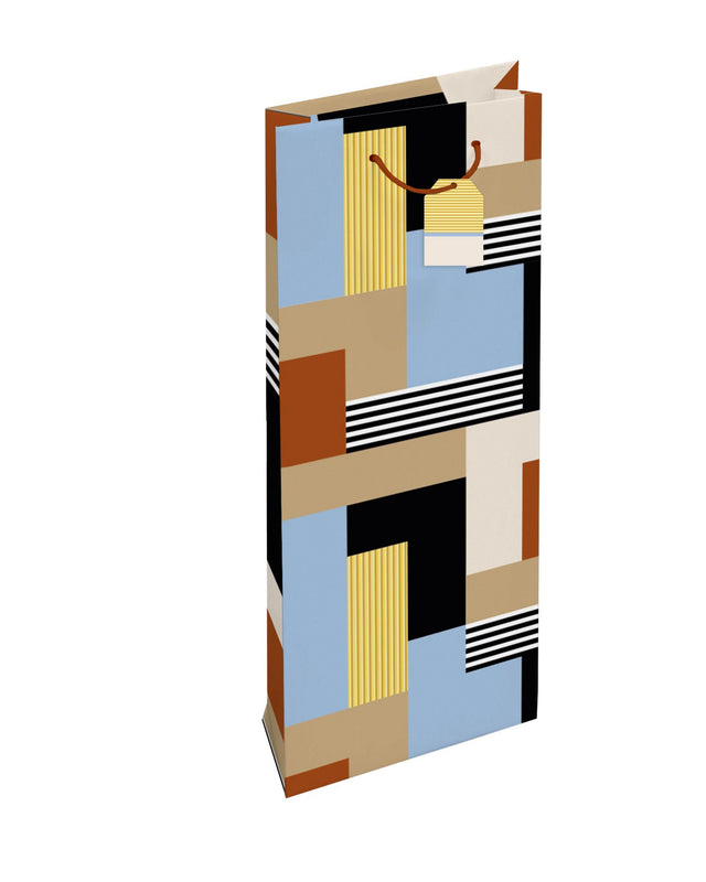 Dárková taška na láhev  (TB) o rozměrech 12,6x8,9x36 cm s motivem geometrie 22525 TB.jpg#15118#7679298b7d55