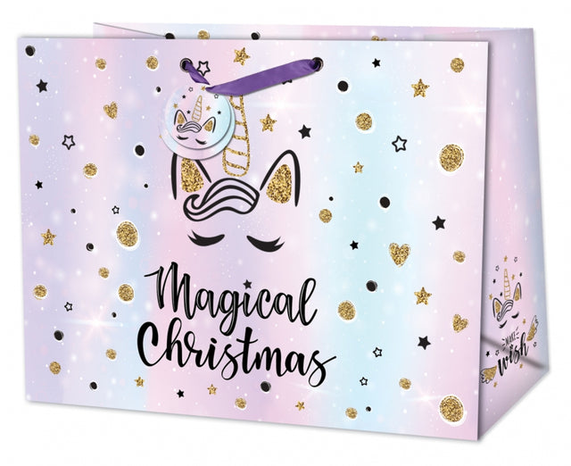 Dárková taška vánoční Jumbo (TJ) -220516- MAGICAL CHRISTMAS-33x13,7x44,5 cm 220516 TJ.jpg