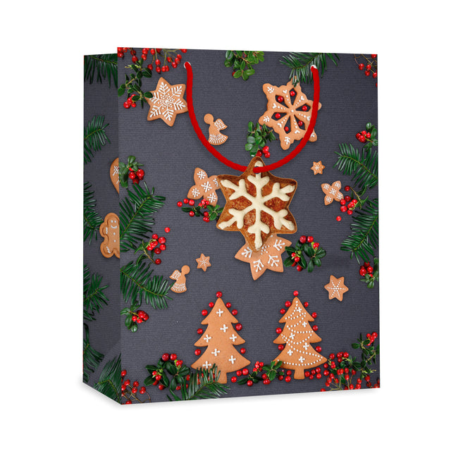 Dárková taška vánoční velká (TL) - VÁNOČNÍ CUKROVÍ - 33x26,7x13,7cm 225514 TL.jpg