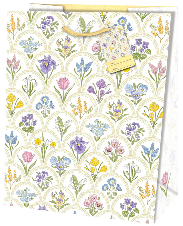Dárková taška velká  (TL) o rozměrech 26,7x33x13,7 cm s motivem květin 22441 TL.jpg