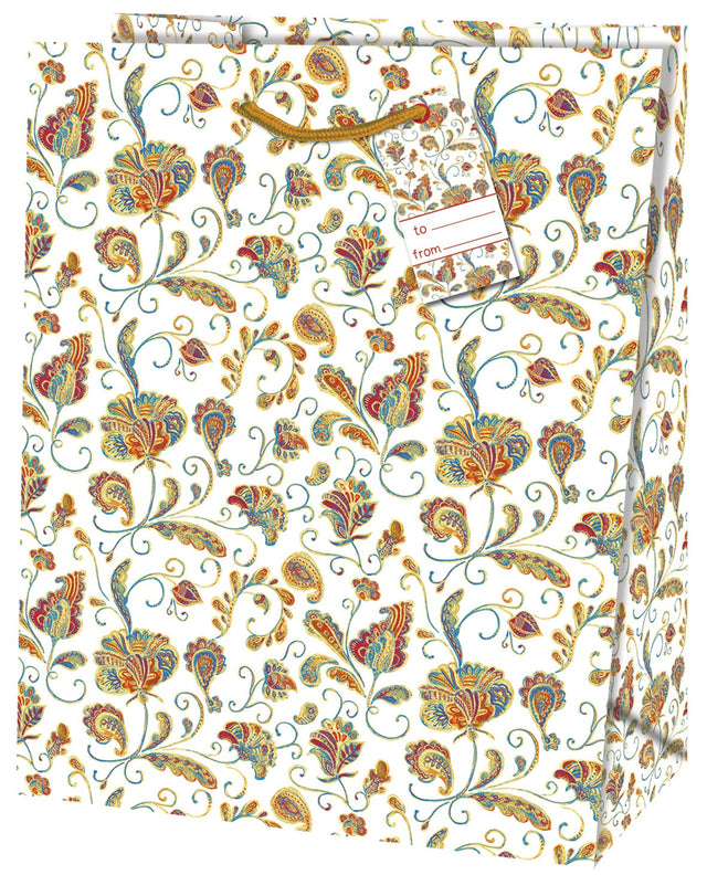 Dárková taška velká  (TL) o rozměrech 26,7x33x13,7 cm s motivem květů 22412 TL.jpg
