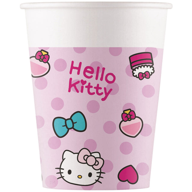 HELLO KITTY Papírové párty kelímky 8 ks 94700.jpg