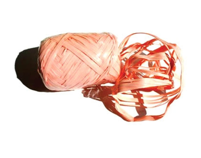 Jednobarevná lýková stuha - Meruňková - 5 mm x 20 m RAF-005_1.jpg#17307#a590790c2c1c