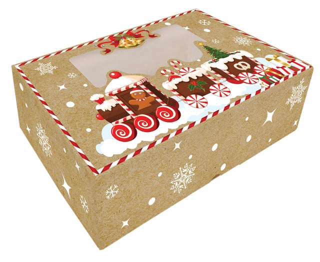 Krásná dárková krabice se skládacím okénkem _ krabice na cukroví Maxi 25 x 15 x 7 cm CBOX-106_1.jpg#18362#37641b8b1235