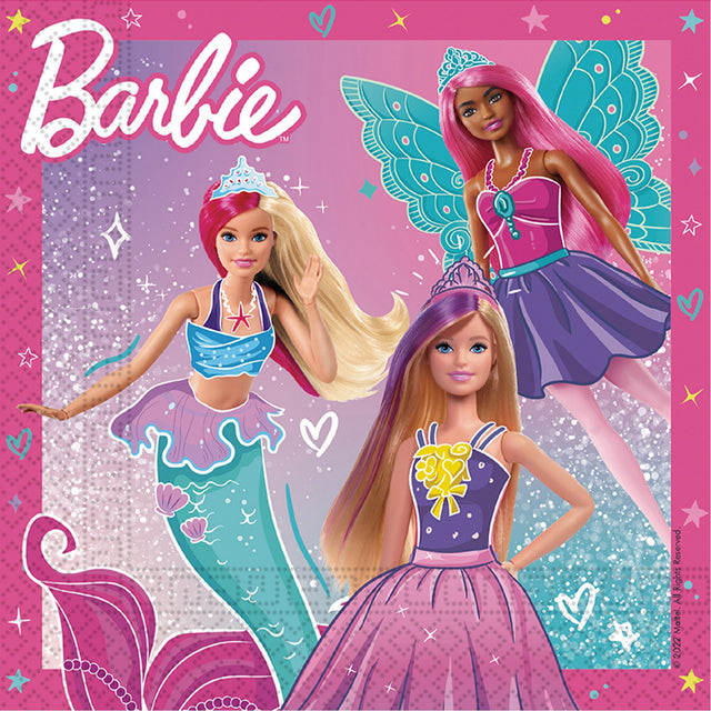 Papírové 2vrstvé ubrousky BARBIE 94568.jpg