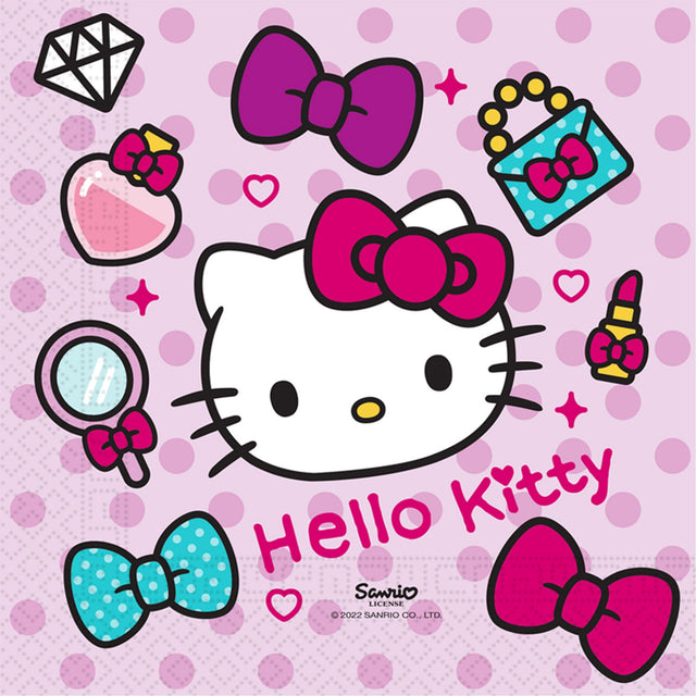 Papírové 2vrstvé ubrousky HELLO KITTY 94701.jpg