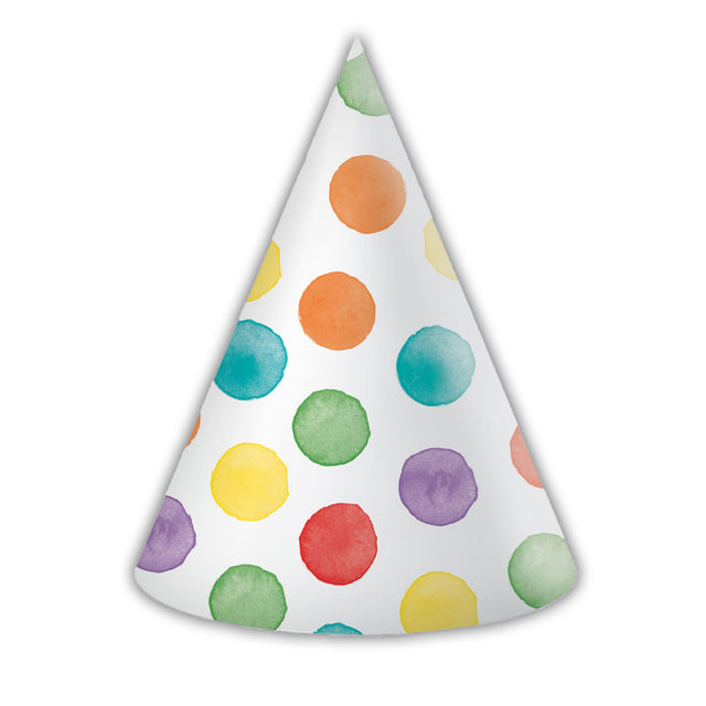 Párty čepičky MULTIWATERCOLOR DOTS 6 ks 93040.jpg#15981#5b1578ce2377