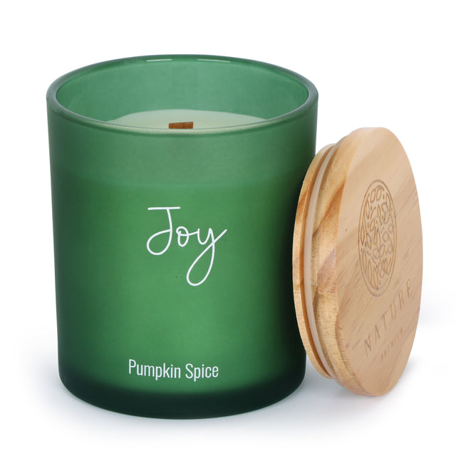 Přírodní sójová svíčka s dřevěným knotem - vůně pumpkin spice CNDL-110_1.jpg
