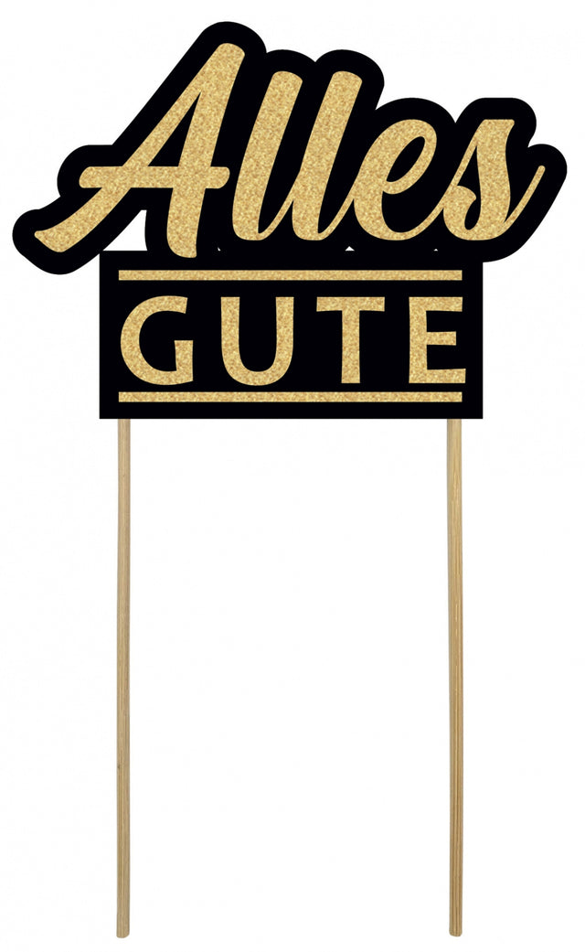 Trendy zápich na dort – Alles Gute – 24 x 13 x 13 cm (1 pc) CTOP-15_1.jpg