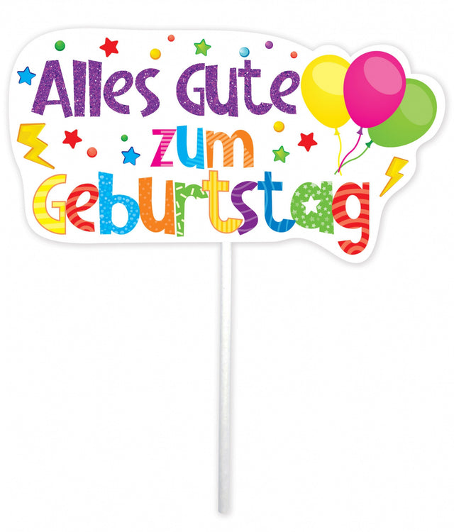 Trendy zápich na dort – Alles Gute zum Geburtstag – 23 x 12 x 15 cm (1 pc) CTOP-07_1.jpg
