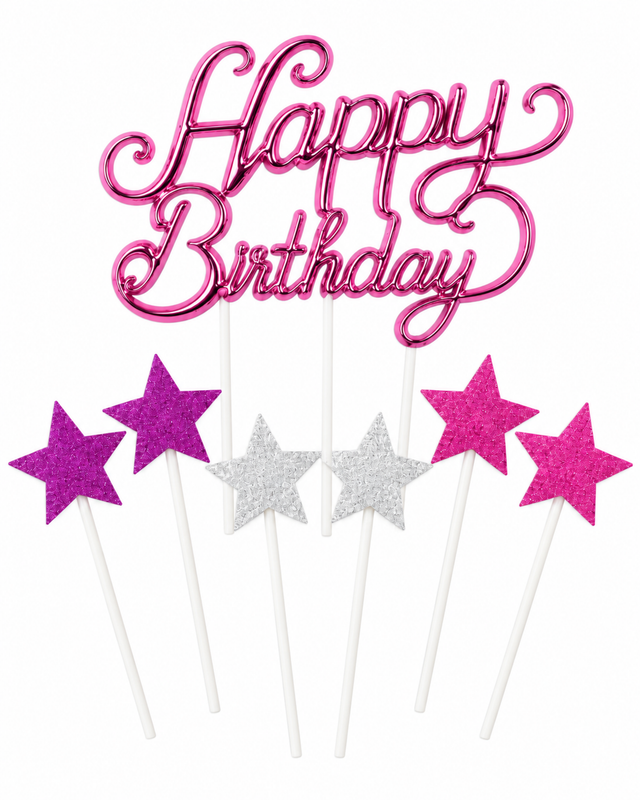 Trendy zápich na dort – Happy Birthday – 23 x 12 x 15 cm (7 ks) CTOP-01_1.png#19121#28944b19fd8a