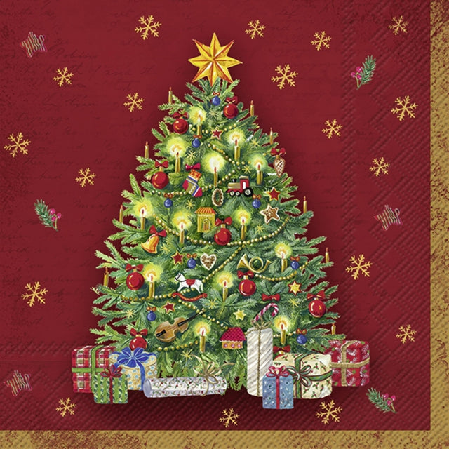 Vánoční papírové ubrousky 33x33 cm (20ks) L971510_1.jpg