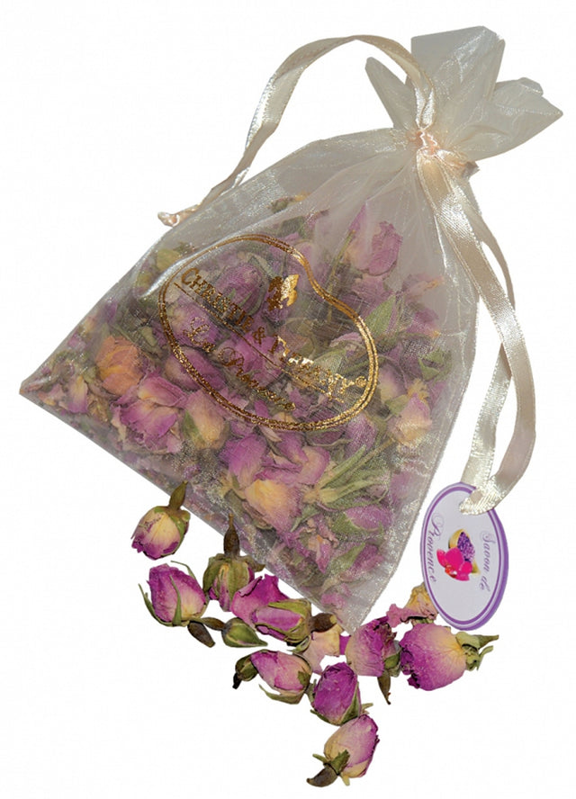 Vonný sáček plněný pravou francouzskou sušenou růží 25 g ROSEBUDS_1.jpg