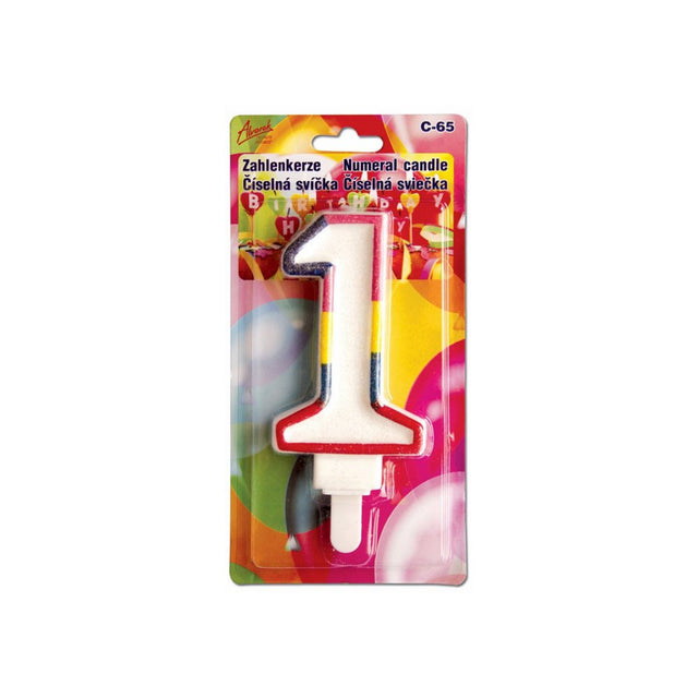 XXL JUMBO narozeninová svíčka číslo 1 (15 cm)  C-65.jpg