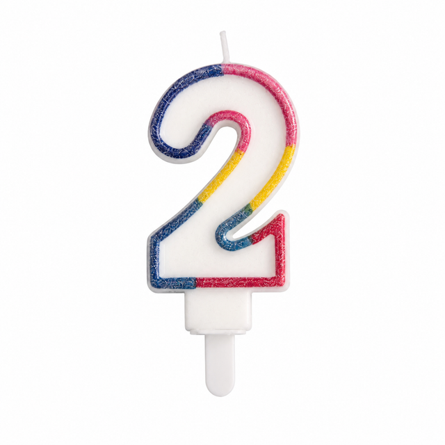 XXL JUMBO narozeninová svíčka číslo 2 (15 cm) C-66_1.png#18958#d1917db83b69