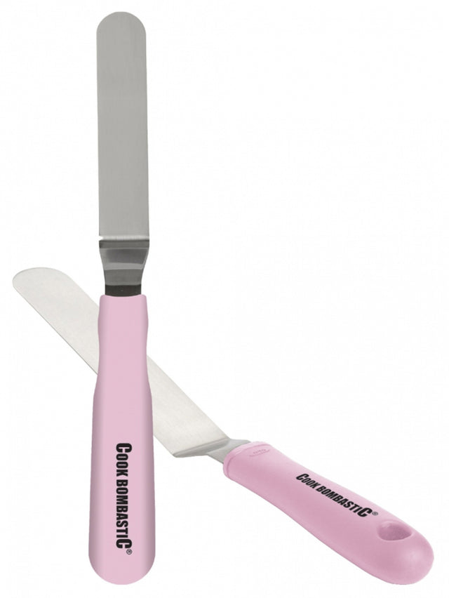 Zahnutá nerezová špachtle – 22 cm a 2.5 cm – růžová SPAT-A2_1.jpg